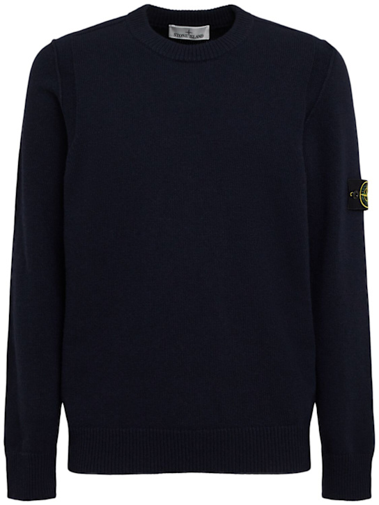 Stone Island - Wool blend crewneck sweater