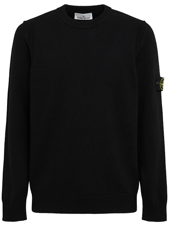 Wool blend crewneck sweater