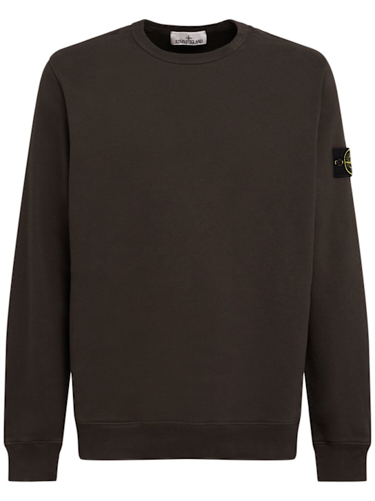Stone Island - Brushed cotton sweatshirt