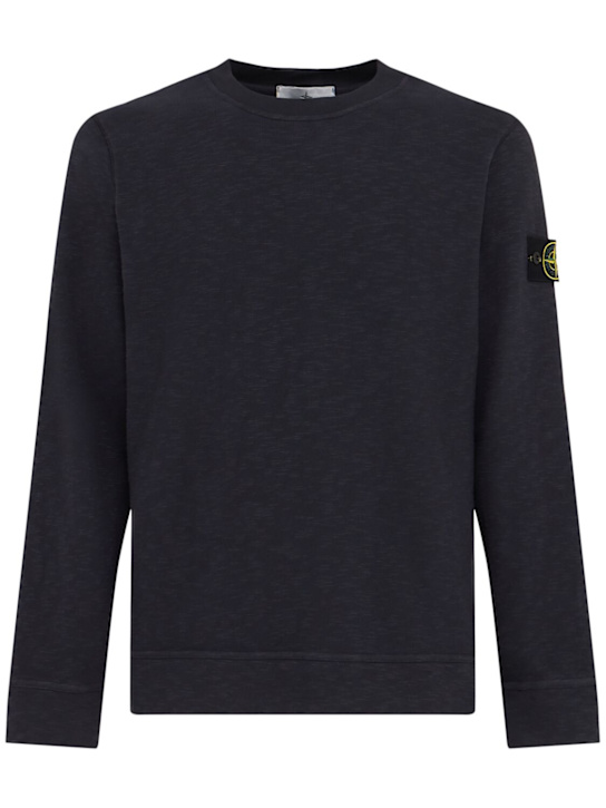 Stone Island - Vanisé brushed heavy cotton sweatshirt