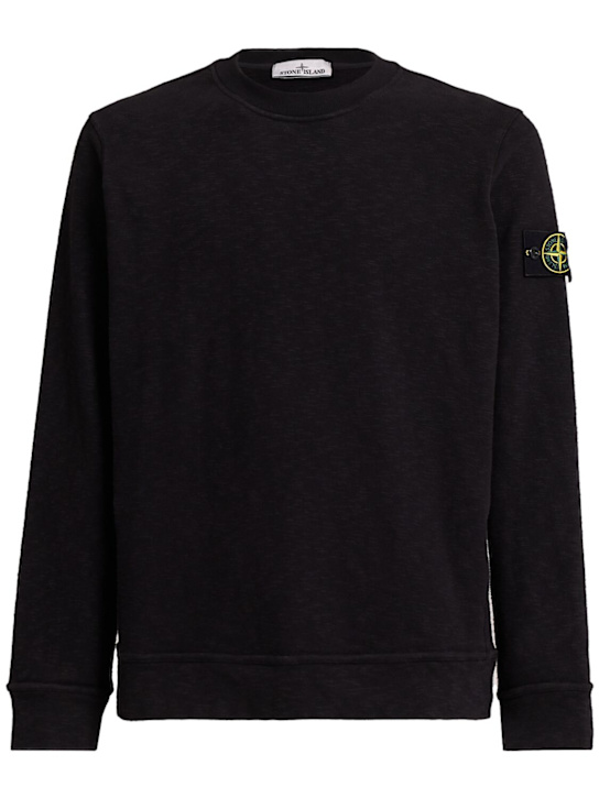 Stone Island - Vanisé brushed heavy cotton sweatshirt