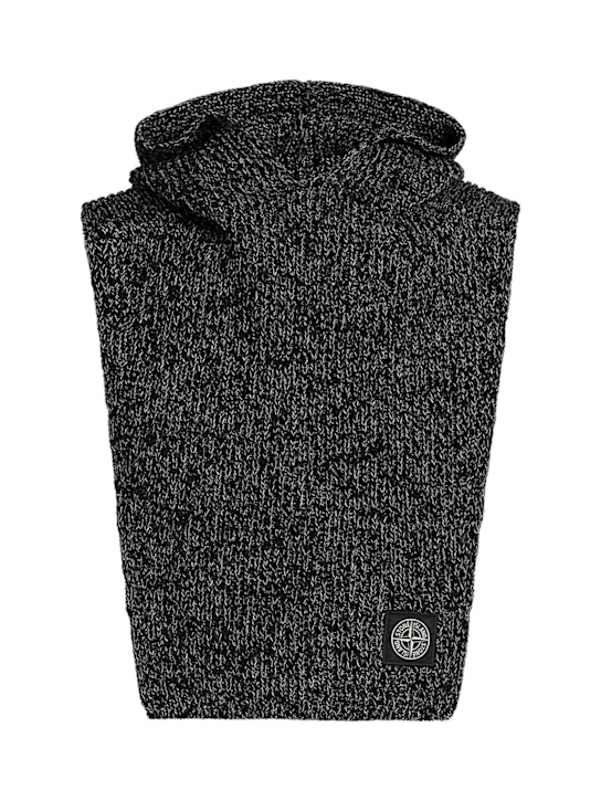 Stone Island: Balaklava aus reflektierendem Strick