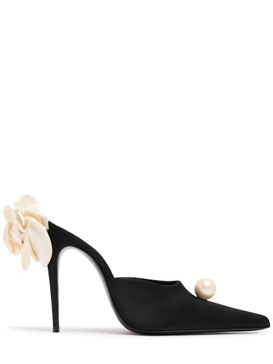 Magda Butrym - Mules Flower in raso 110mm