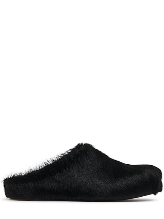 Marni - 10mm flache Schuhe aus Ponyhaar „Fussbett“