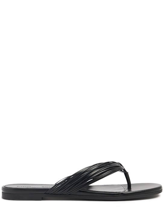Proenza Schouler - 10mm Cable leather thong sandals