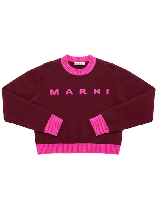 Marni Junior - Strickpullover aus Wolle und Kaschmir
