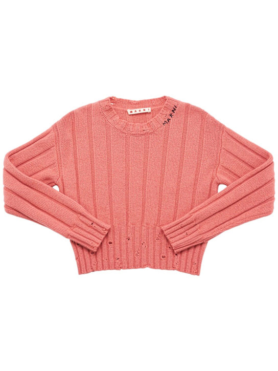 Marni Junior: Strickpullover aus Viskosemischung