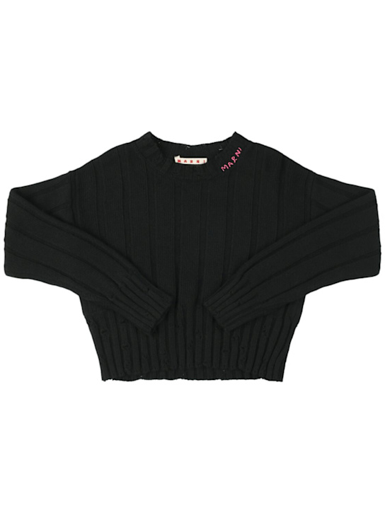 Marni Junior: Pull-over en maille de viscose mélangée