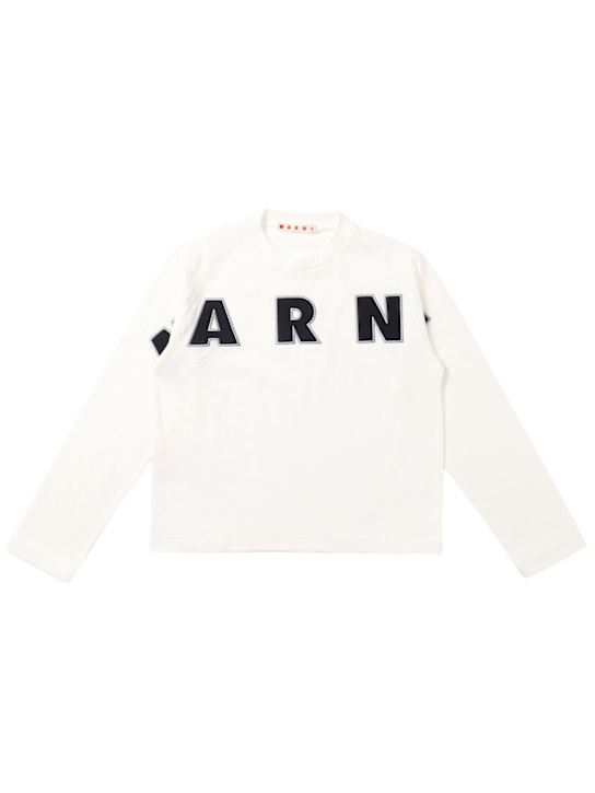 Marni Junior - Bedrucktes T-Shirt aus Baumwolljersey