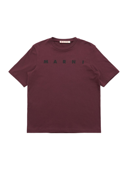 Marni Junior - Bedrucktes T-Shirt aus Baumwolljersey
