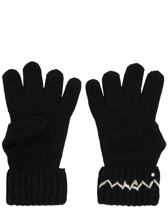 Marni Junior: Guantes de punto de lana
