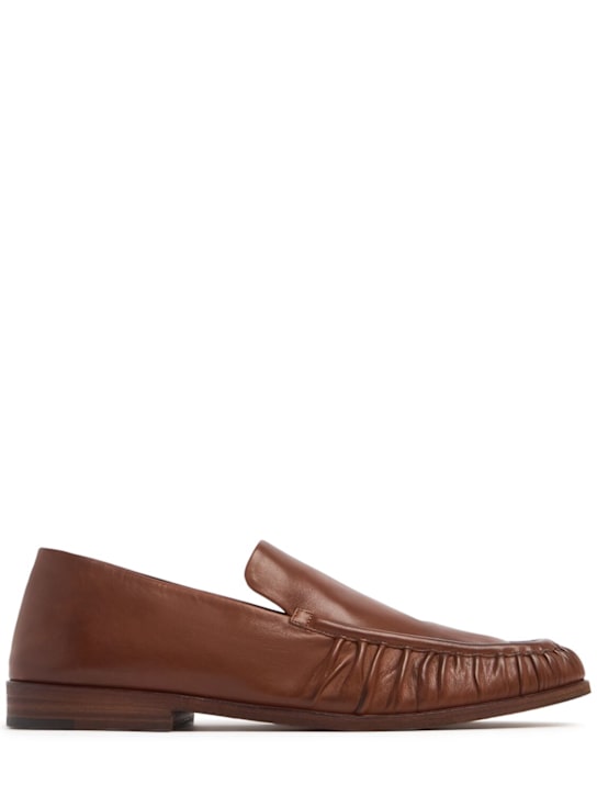 Marsell: Mocassins en cuir lisse et souple Mocassino