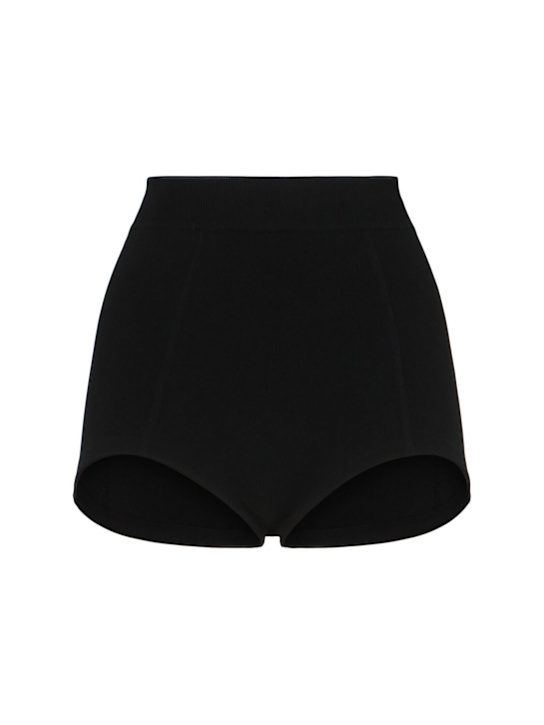 Roberto Cavalli - Shorts en maille, mélange de viscose
