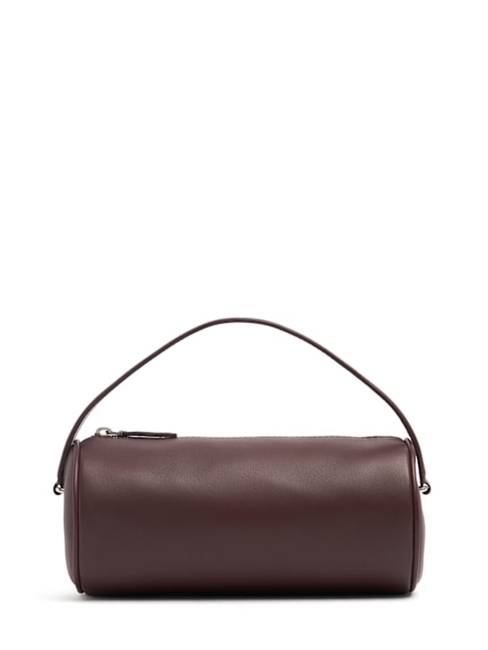 The Row - Round 90s silk leather top handle bag