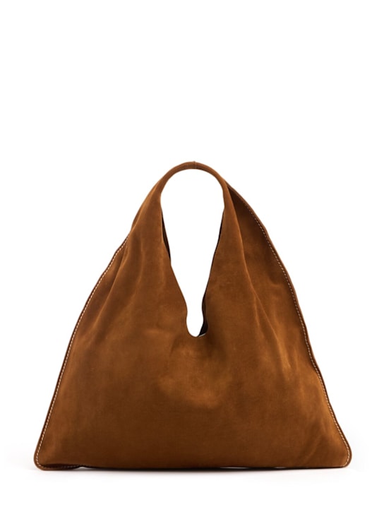 The Row: Borsa piccola Bindle in camoscio
