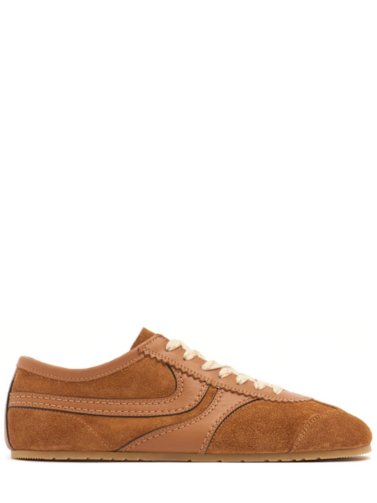 Dries Van Noten: Sneakers aus Wildleder und Leder