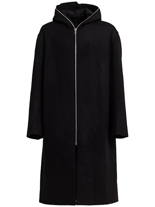 Rick Owens - Gimp hooded wool long coat