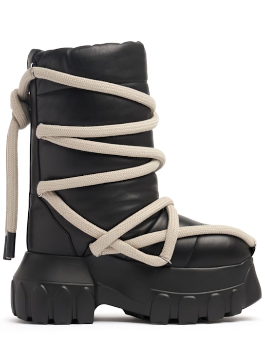 Rick Owens: Lederstiefel „Lunar Mega Tractor“
