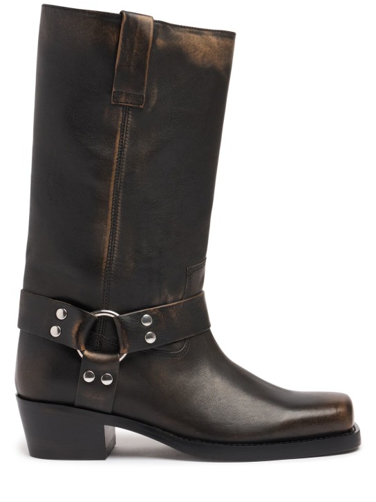 Paris Texas: 45mm Roxy leather boots