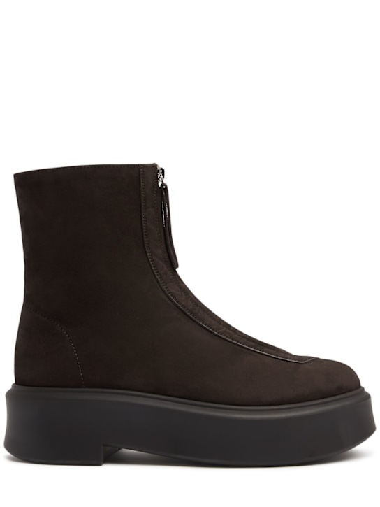 The Row - 50mm Stiefeletten aus Wildleder mit Reißverschluss