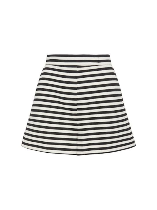 Max Mara - Onirica striped jersey shorts