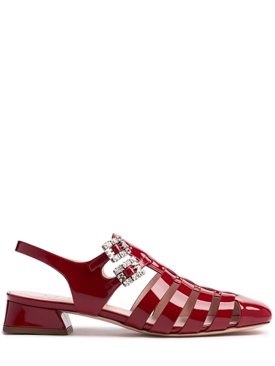 Roger Vivier - Flat en cuir Mini Tres Vivier 25mm