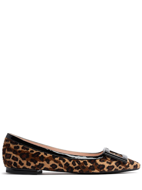 Roger Vivier: 5mm hohe Ponyhaarschuhe „Gommettine“