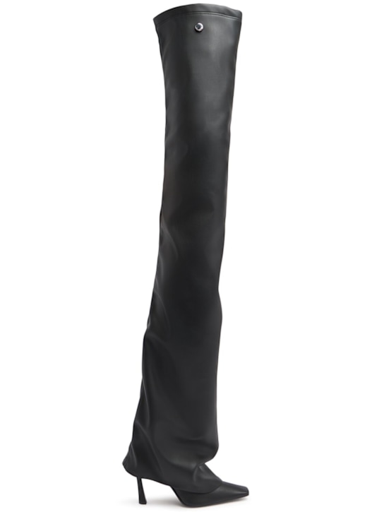 The Attico: 95mm schenkelhohe Nylonstiefel „Robin OTK“