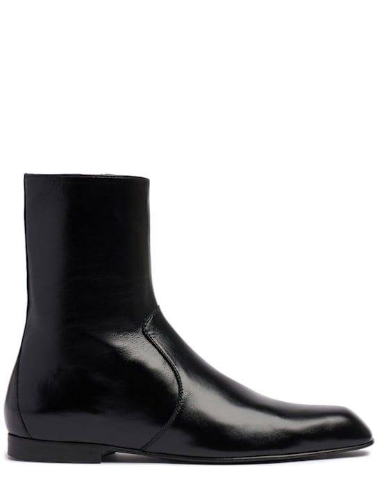 Khaite: 25mm hohe Stiefeletten aus Leder „Colt“