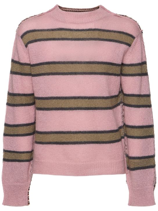 Marni - Mixed striped roundneck sweater