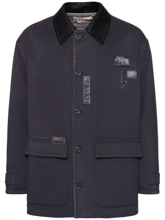 Marni: Relaxed fit light wool parka