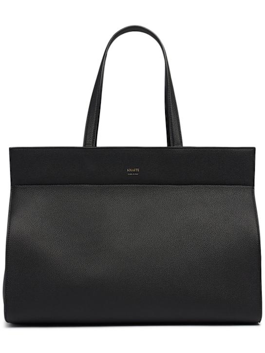 Khaite - Borsa shopping Crosby in pelle liscia