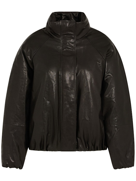 Proenza Schouler: Laney semigloss leather jacket