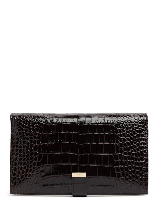 Tom Ford: Croc embossed patent leather clutch