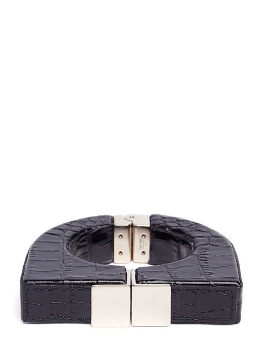 Tom Ford - Armband aus Lackleder mit Krokodilprägung