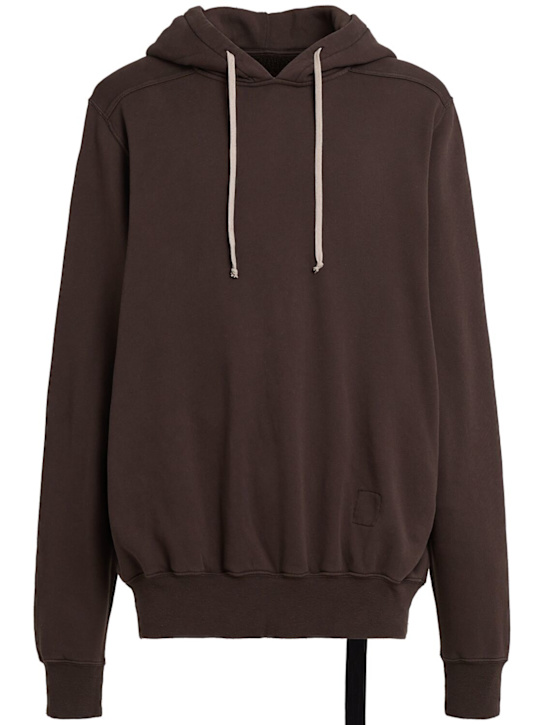 Rick Owens DRKSHDW: Felpa oversize in cotone con cappuccio