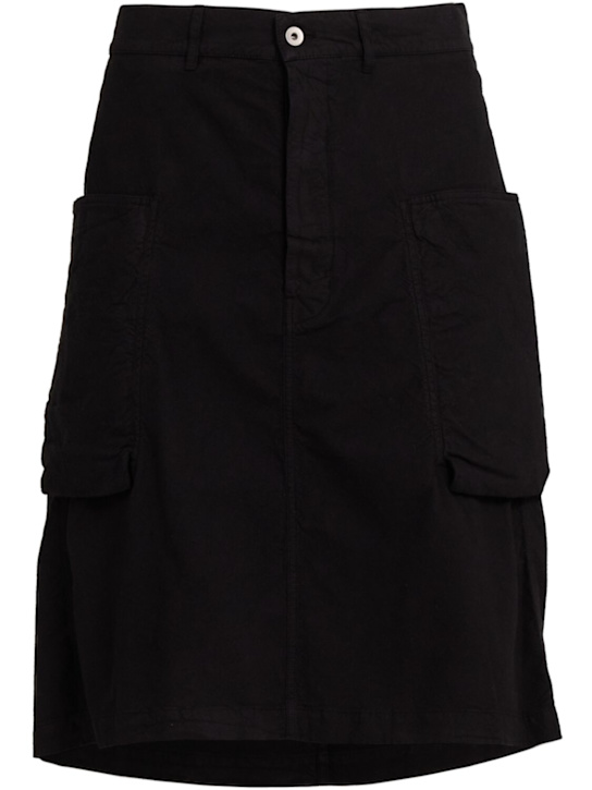 Rick Owens DRKSHDW - Jupe cargo en coton Stafan