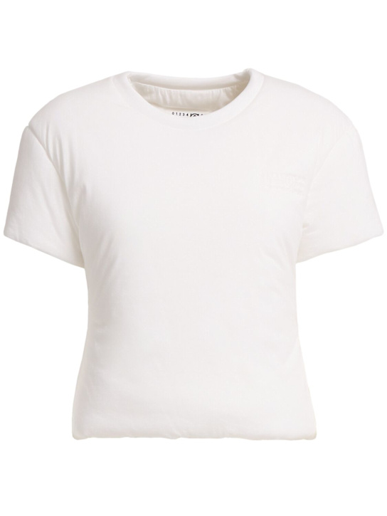 MM6 Maison Margiela - Camiseta puffer de jersey