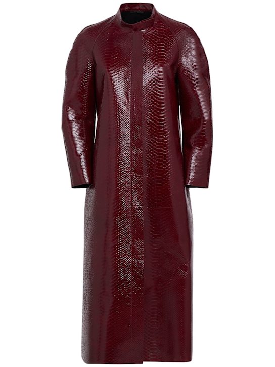 Tom Ford: Blouson biker long en cuir