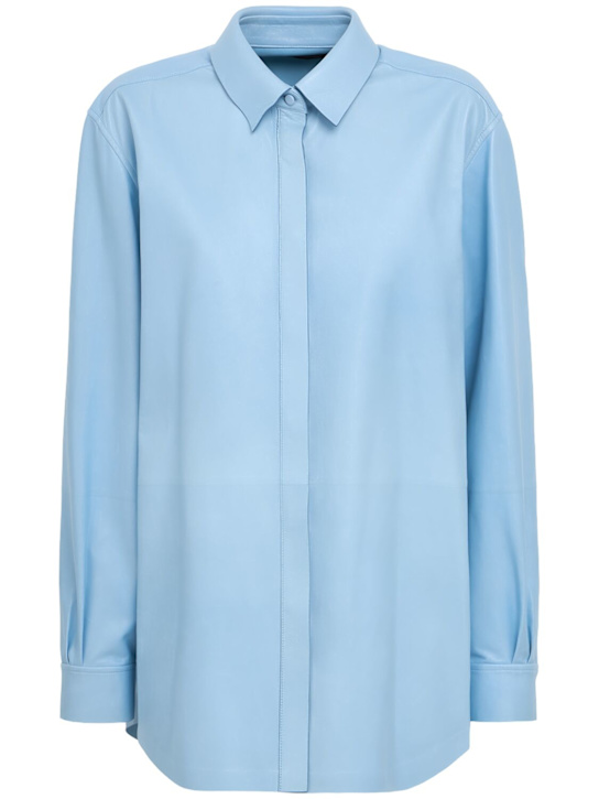 Tom Ford - Chemise en cuir plongé français