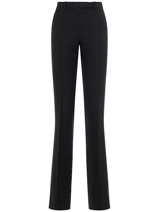 Tom Ford - Pantaloni dritti in twill di misto lana vergine