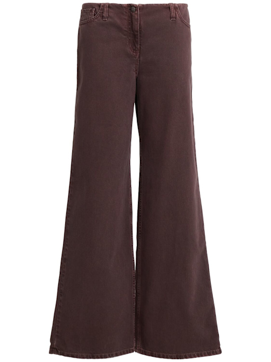 Magda Butrym - Low waist denim straight jeans