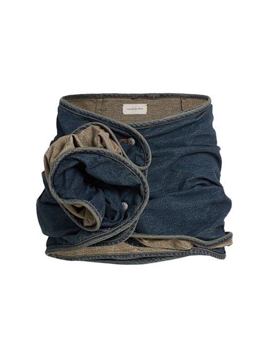 Magda Butrym - Jupe courte en denim