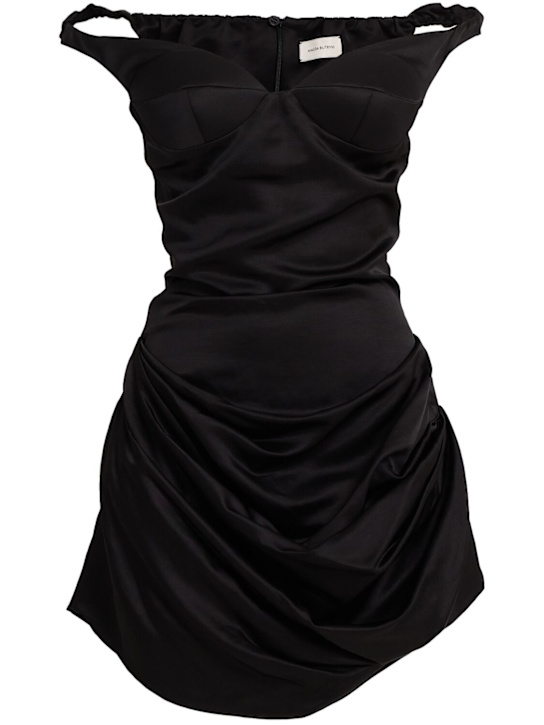 Magda Butrym: Robe midi en viscose mélangée drapée