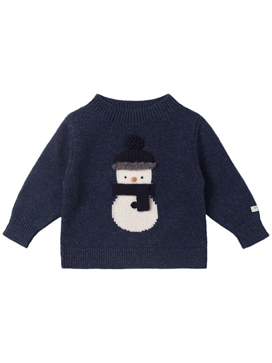 Donsje: Sweater aus Wollstrick mit Stickerei