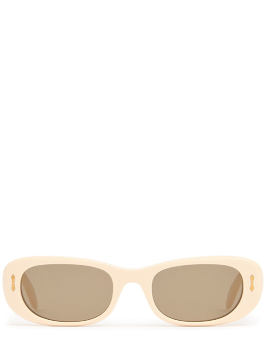 Delarge - Atkins round acetate sunglasses