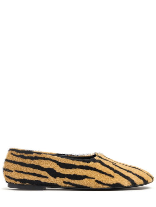 Proenza Schouler - 5mm Glove printed ponyskin ballerinas