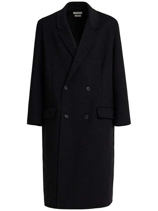 THE CORE: Double breasted wool blend coat