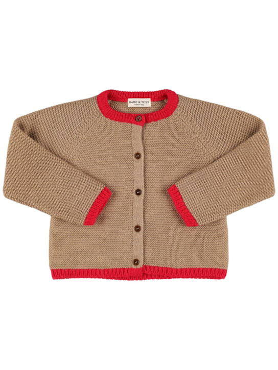 Babe & Tess - Cardigan en alpaga mélangé