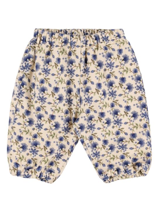 Babe & Tess: Pantalon en coton imprimé floral